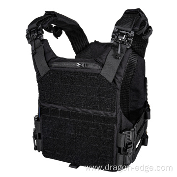 Black 500d Nylon Tactical Vest Quick Release